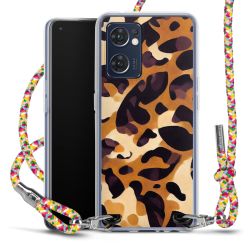 New Carry Case Transparent Stoff colourful/silber