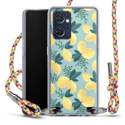 New Carry Case Transparent Stoff colourful/silber