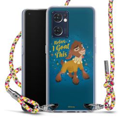 New Carry Case Transparent Stoff colourful/silber