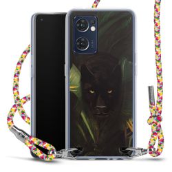 New Carry Case Transparent Stoff colourful/silber