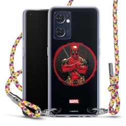 New Carry Case Transparent Stoff colourful/silber