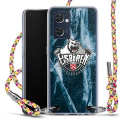 New Carry Case Transparent Stoff colourful/silber