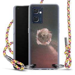 New Carry Case Transparent Stoff colourful/silber