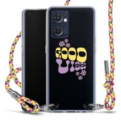 New Carry Case Transparent Stoff colourful/silber