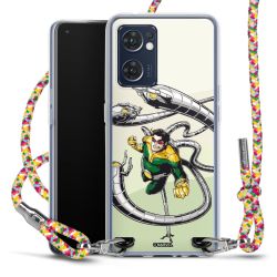 New Carry Case Transparent Stoff colourful/silber