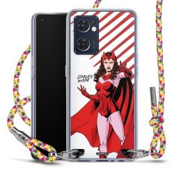 New Carry Case Transparent Stoff colourful/silber