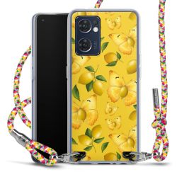 New Carry Case Transparent Stoff colourful/silber