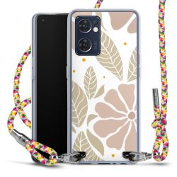 New Carry Case Transparent Stoff colourful/silber