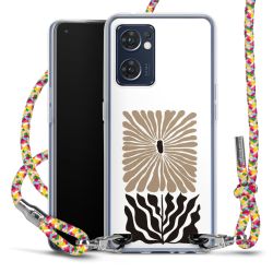 New Carry Case Transparent Stoff colourful/silber