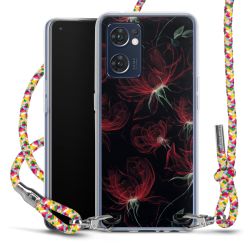 New Carry Case Transparent Stoff colourful/silber