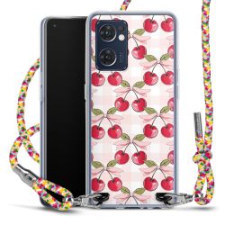 New Carry Case Transparent Stoff colourful/silber