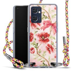 New Carry Case Transparent Stoff colourful/silber