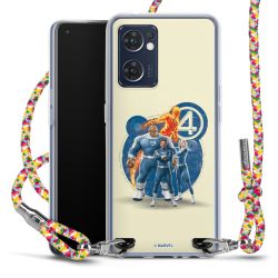 New Carry Case Transparent Stoff colourful/silber