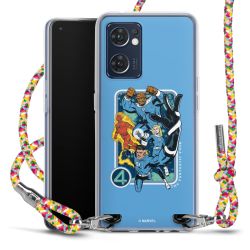 New Carry Case Transparent Stoff colourful/silber