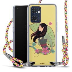 New Carry Case Transparent Stoff colourful/silber