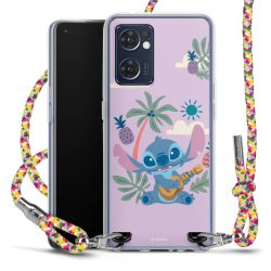 New Carry Case Transparent Stoff colourful/silber