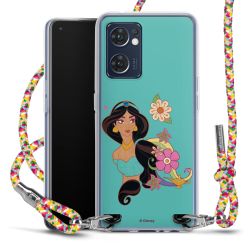 New Carry Case Transparent Stoff colourful/silber