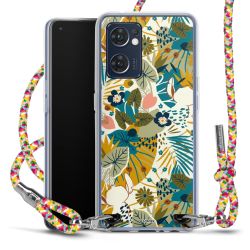 New Carry Case Transparent Stoff colourful/silber