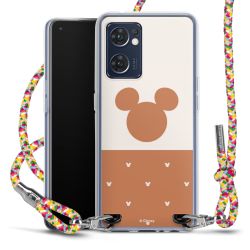 New Carry Case Transparent Stoff colourful/silber