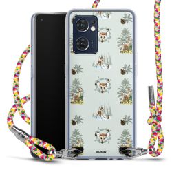 New Carry Case Transparent Stoff colourful/silber