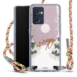 New Carry Case Transparent Stoff colourful/silber