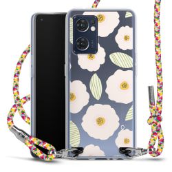 New Carry Case Transparent Stoff colourful/silber