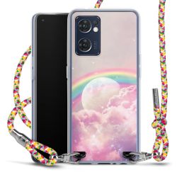 New Carry Case Transparent Stoff colourful/silber