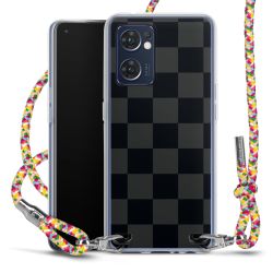 New Carry Case Transparent Stoff colourful/silber