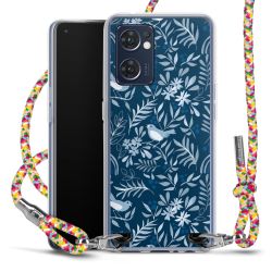 New Carry Case Transparent Stoff colourful/silber