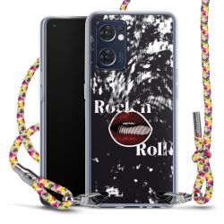 New Carry Case Transparent Stoff colourful/silber