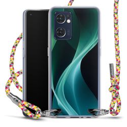 New Carry Case Transparent Stoff colourful/silber