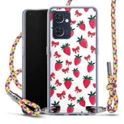 New Carry Case Transparent Stoff colourful/silber