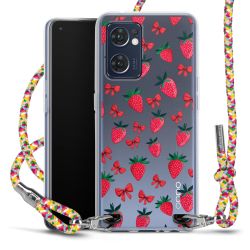 New Carry Case Transparent Stoff colourful/silber