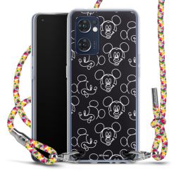 New Carry Case Transparent Stoff colourful/silber