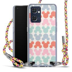 New Carry Case Transparent Stoff colourful/silber