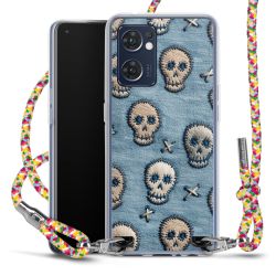 New Carry Case Transparent Stoff colourful/silber