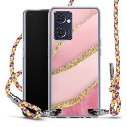 New Carry Case Transparent Stoff colourful/silber