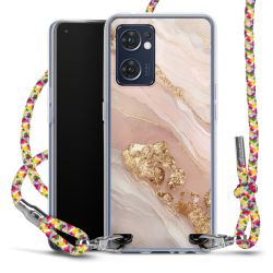 New Carry Case Transparent Stoff colourful/silber