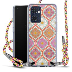 New Carry Case Transparent Stoff colourful/silber