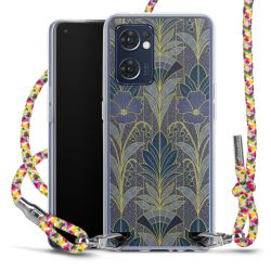 New Carry Case Transparent Stoff colourful/silber