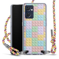 New Carry Case Transparent Stoff colourful/silber