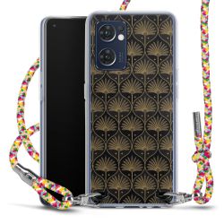 New Carry Case Transparent Stoff colourful/silber