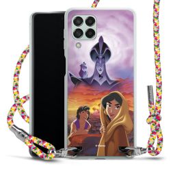 New Carry Case Transparent Stoff colourful/silber