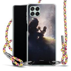 New Carry Case Transparent Stoff colourful/silber