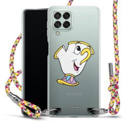 New Carry Case Transparent Stoff colourful/silber