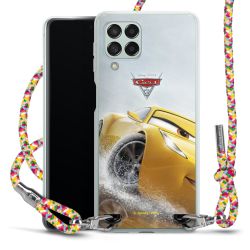 New Carry Case Transparent Stoff colourful/silber