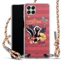 New Carry Case Transparent Stoff colourful/silber