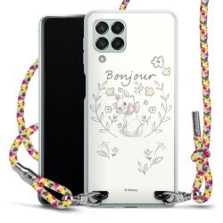 New Carry Case Transparent Stoff colourful/silber