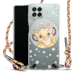 New Carry Case Transparent Stoff colourful/silber