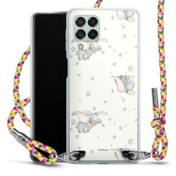 New Carry Case Transparent Stoff colourful/silber